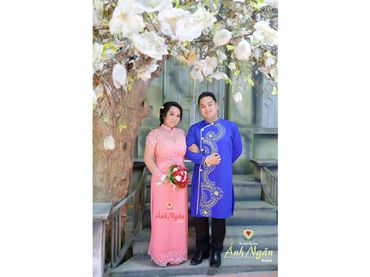 Cho thuê áo dài cưới hồng dâu - Áo cưới bigsize - Ánh Ngân - Hình 1