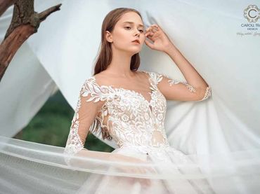 Cho thuê váy cưới dòng hàng xa xỉ couture WA71003S06 - Caroll Trần Design - Hình 2