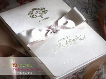 Thiệp cưới luxury - Thiệp cưới Forever - Hình 2