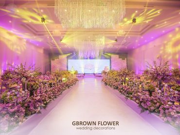 Gói trang trí tiệc cưới sang trọng và tinh tế với gam màu tím - GBrown Flower - Hình 2