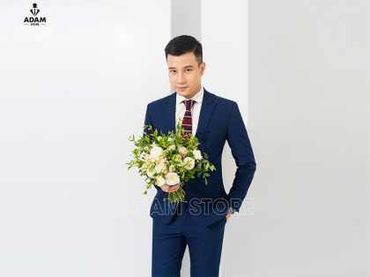 Vest cưới xanh tím than - Adam Store - Hình 1