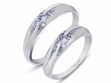 Nhẫn cưới La Nuit NC 275 - Huy Thanh Jewelry - Hình 1