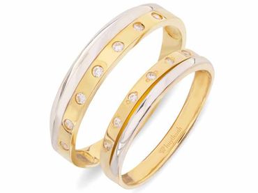 Nhẫn cưới Les Etoiles NC 298 - Huy Thanh Jewelry - Hình 1