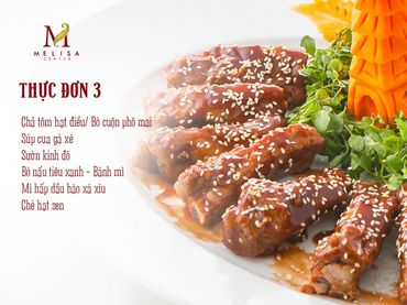 Thực đơn tiệc cưới hấp dẫn - Trung Tâm Tiệc Cưới Hội Nghị Melisa Center - Hình 3