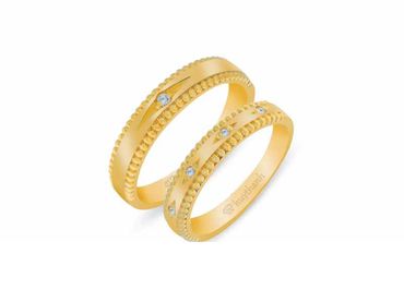 Nhẫn cưới Les Estoile NC 436 - Huy Thanh Jewelry - Hình 1