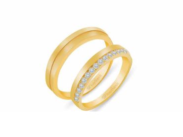 Nhẫn cưới Les Estoile NC 440 - Huy Thanh Jewelry - Hình 1