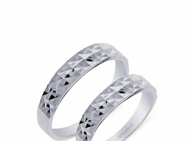 Nhẫn cưới Lisse trơn NC 332 - Huy Thanh Jewelry - Hình 3