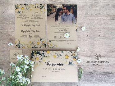Vintage Kraft - Thiệp Kraft - An Hieu Wedding - Hình 8