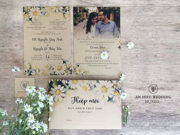 Vintage Kraft - Thiệp Kraft - An Hieu Wedding - Hình 8