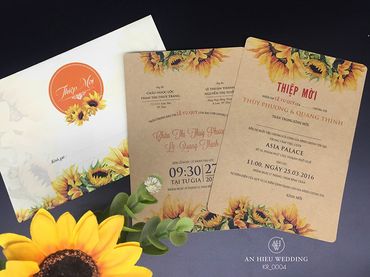 Vintage Kraft - Thiệp Kraft - An Hieu Wedding - Hình 2