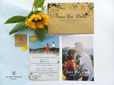 Vintage Kraft - Thiệp Kraft - An Hieu Wedding - Hình 6