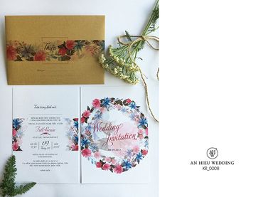 Vintage Kraft - Thiệp Kraft - An Hieu Wedding - Hình 7