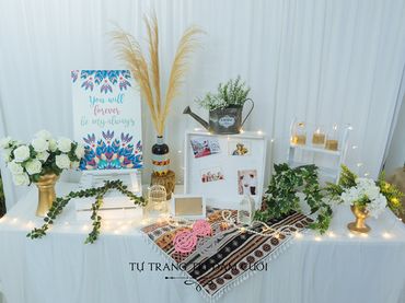 Bàn Gallery phong cách Boho II - Tự Trang Trí Đám Cưới - Hình 1