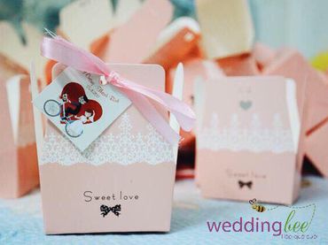 Big Sale - Chỉ 3k/set, Tặng 50% phí thank tag - Hộp quà cưới - Wedding Bee - Hình 11