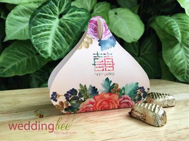 Big Sale - Chỉ 3k/set, Tặng 50% phí thank tag - Hộp quà cưới - Wedding Bee - Hình 2