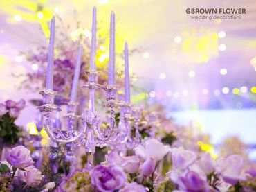 Gói trang trí tiệc cưới sang trọng và tinh tế với gam màu tím - GBrown Flower - Hình 3