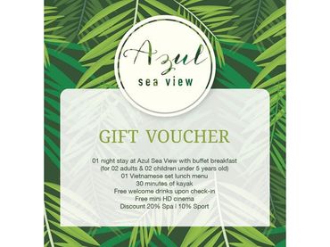 Gift Voucher - Azul Sea View - The Cliff Resort &amp; Residences - Hình 2