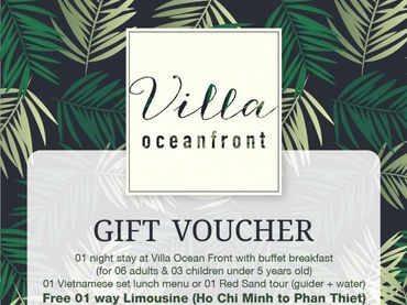 Gift Voucher – Villa Oceanfront - The Cliff Resort &amp; Residences - Hình 2