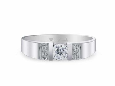 Nhẫn cưới La Nuit NC 291 - Huy Thanh Jewelry - Hình 3