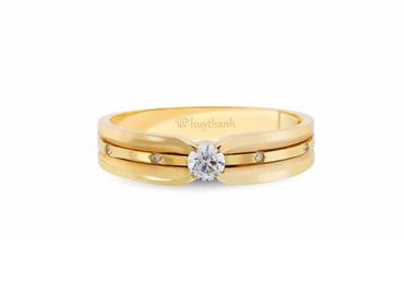Nhẫn cưới La Nuit NC 362 - Huy Thanh Jewelry - Hình 3