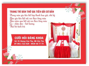 Gói trang trí gia tiên cơ bản - Cưới hỏi Đăng Khoa - Hình 5