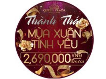 Mùa xuân tình yêu 2018 - Queen Plaza Thành Thái - Trung tâm Hội nghị Tiệc cưới Queen Plaza - Hình 1