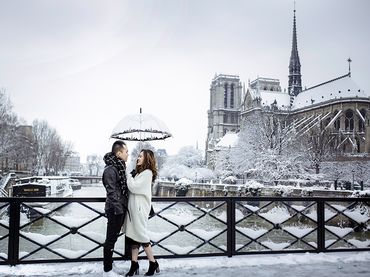 First snow in Paris - Vic Wedding - chụp ảnh cưới Paris Pháp và châu Âu - Hình 13