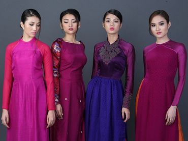 Áo dài 2 họ - Áo Dài Nhà Mốt Moda Casa - Hình 4