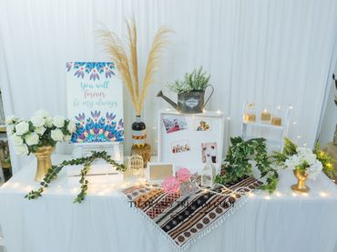 Bàn Gallery phong cách Boho II - Tự Trang Trí Đám Cưới - Hình 2