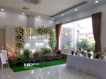 Backdrop, background cưới hỏi - Dịch vụ cưới hỏi Củ Chi - Hình 1