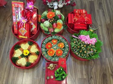 Trang trí gia tiên, mâm quả - THẢO NGUYÊN WEDDING - Hình 4