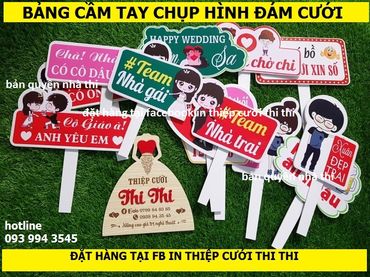 bảng cầm tay chụp hình đám cưới, hashtag cầm tay đám cưới, hashtag đám cưới, bảng hastag check in ngày cưới giá rẻ đẹp Cần Thơ - IN THIỆP CƯỚI CẦN THƠ GIÁ RẺ THI THI - Hình 28