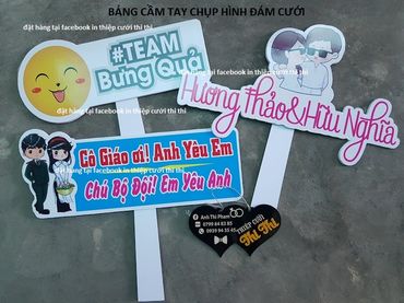 bảng cầm tay chụp hình đám cưới, hashtag cầm tay đám cưới, hashtag đám cưới, bảng hastag check in ngày cưới giá rẻ đẹp Cần Thơ - IN THIỆP CƯỚI CẦN THƠ GIÁ RẺ THI THI - Hình 26