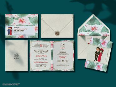 Thiệp Cưới Giá Rẻ - Thiệp Cưới Số Lượng Ít - In Thiệp Cưới Ngọc Diễm - Hình 12