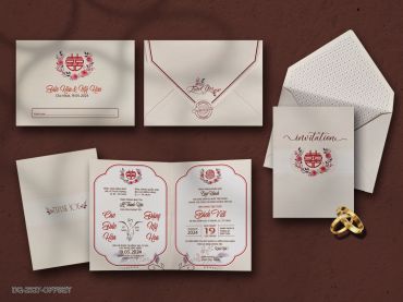 Thiệp Cưới Giá Rẻ - Thiệp Cưới Số Lượng Ít - In Thiệp Cưới Ngọc Diễm - Hình 14