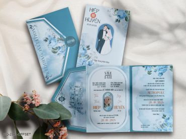 Thiệp Cưới Giá Rẻ - Thiệp Cưới Số Lượng Ít - In Thiệp Cưới Ngọc Diễm - Hình 16