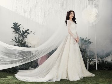 Á hậu Tú Anh đẹp thuần khiết trong BST váy cưới 2017 của Hacchic Bridal - Hacchic Bridal - Hình 3