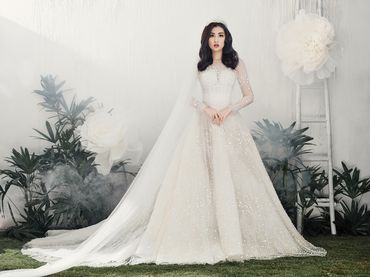 Á hậu Tú Anh đẹp thuần khiết trong BST váy cưới 2017 của Hacchic Bridal - Hacchic Bridal - Hình 2