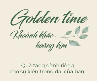 GÓI TRANG TRÍ CƯỚI GOLDEN TIME - TRUNG TÂM SỰ KIỆN WHITE PALACE - Hình 1