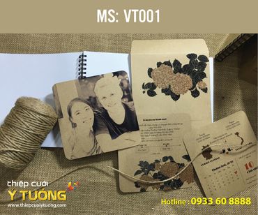 Thiệp cưới Vintage - Thiệp Cưới Ý Tưởng - Hình 2