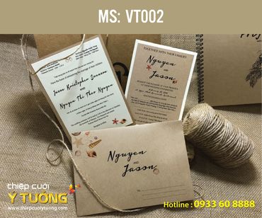 Thiệp cưới Vintage - Thiệp Cưới Ý Tưởng - Hình 23