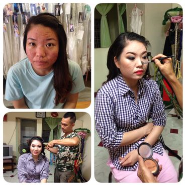 Minh hoa make up co dau thuc te ngay cuoi - Stephen Lee Makeup Studio - Hình 31
