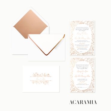 BEAUTIFUL LINEART - Thiệp cưới Acaramia - Hình 5