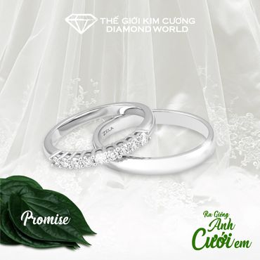 Bộ sưu tập nhẫn cưới "Ra Giêng Anh Cưới Em" - Thế giới Kim Cương - Hình 2