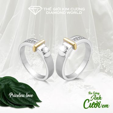 Bộ sưu tập nhẫn cưới "Ra Giêng Anh Cưới Em" - Thế giới Kim Cương - Hình 13