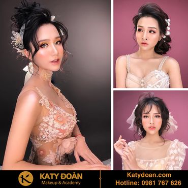 Trang điểm cô dâu tại Long Biên - Katy Đoàn Makeup &amp; Academy - Hình 9