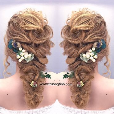 Kiểu tóc cô dâu đẹp - sang trọng - Trương Tịnh Wedding - Hình 9