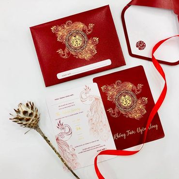 Khổng tước Uyên Ương - Thiệp cưới nhà Pen - Hình 1
