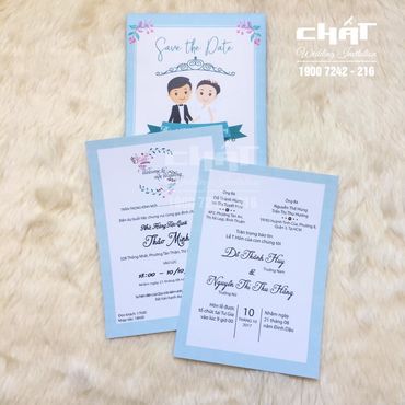 Thiệp cưới Chibi - Thiệp cưới Chất - Hình 2