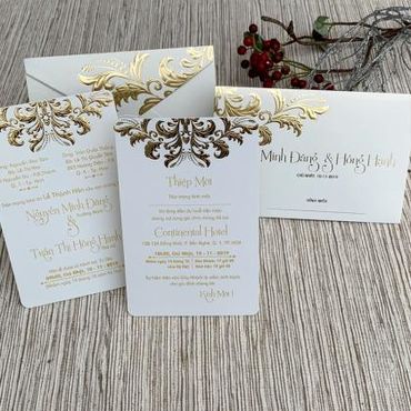 Thiệp Cưới Mẫu Đẹp - Thiệp Cưới Ngọc Diễm - In Thiệp Cưới Ngọc Diễm - Hình 8